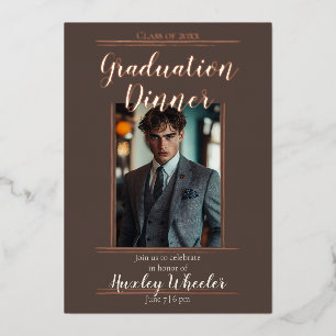 Graduation Dinner/Luncheon, copper mocha colour,