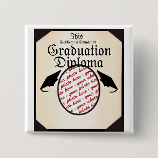 Graduation Diploma Photo Frame 15 Cm Square Badge