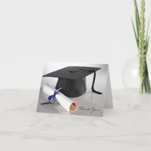 Graduation Diploma Photo Thank-You Card