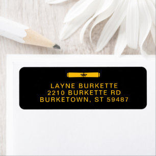 Graduation Diploma Return Address Label