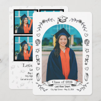 Graduation Doodles Announcement