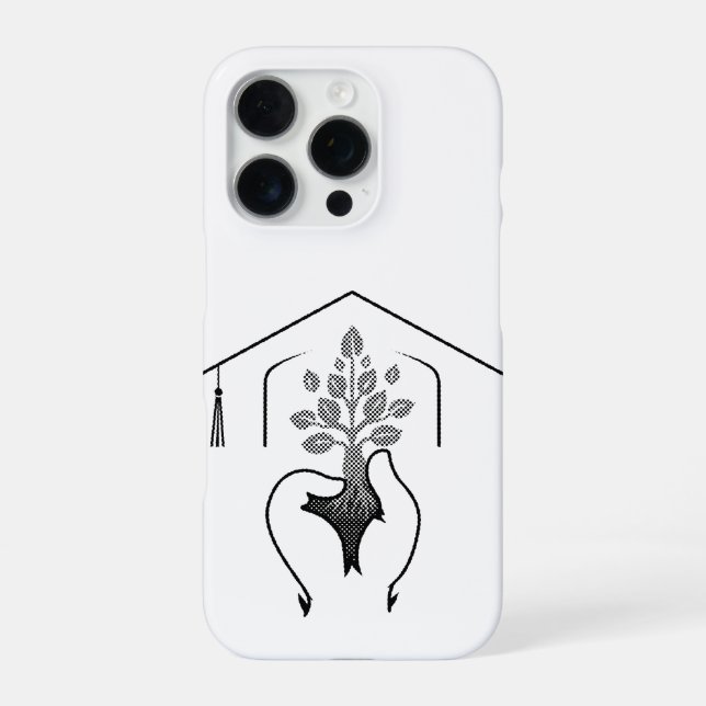 Graduation: Dreams Embodied in One Powerful Slogan iPhone Case (Back)