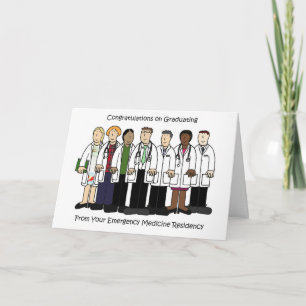 Graduation Emergency Medicine Residency Card