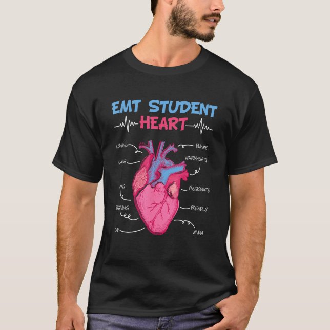 Graduation EMT Student Emergency Medicals T-Shirt (Front)