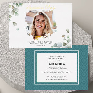 Graduation Eucalyptus Greenery Succulent Grad 2026