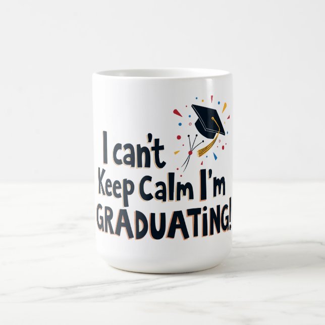 Graduation Excitement  Coffee Mug (Center)