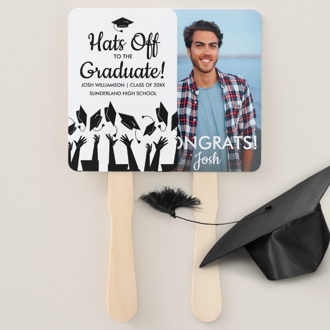 Graduation Fan Place Holder Custom Graduate Photo (Creator Uploaded)
