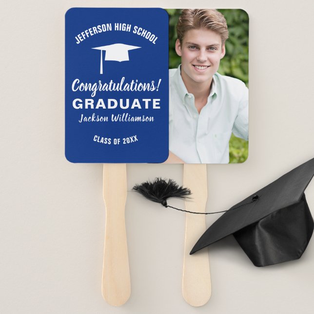 Graduation Fan Your School Colour Graduate Photo (Creator Uploaded)