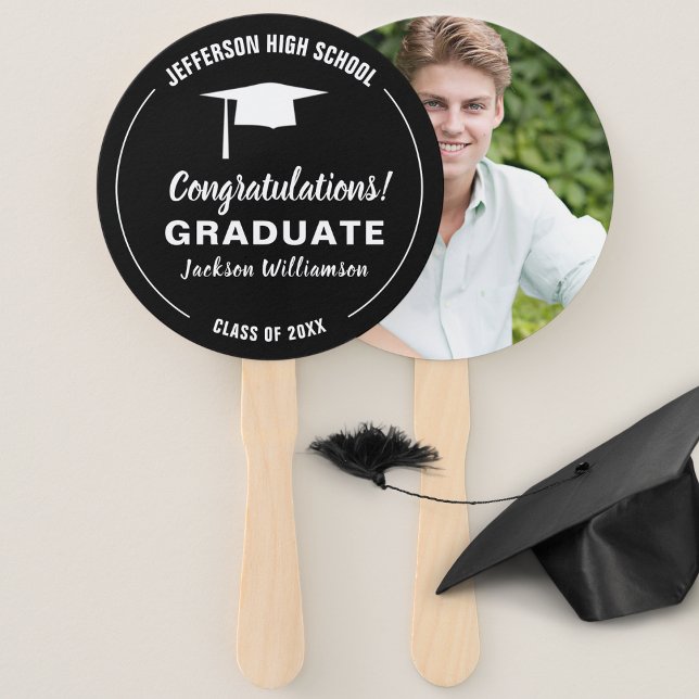 Graduation Fan Your School Colour Graduate Photo (Creator Uploaded)