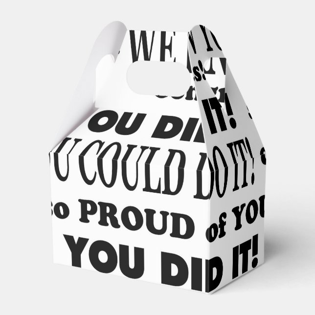 Graduation Favour Box (Front Side)