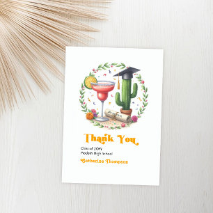 Graduation Fiesta Photo Thank You Card