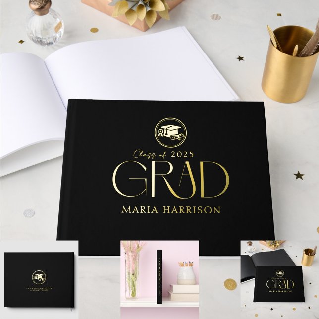 Graduation Foil Guestbook (Creator Uploaded)