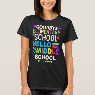 Graduation For 5th Grader Goodbye Hello Middle Sc T-Shirt
