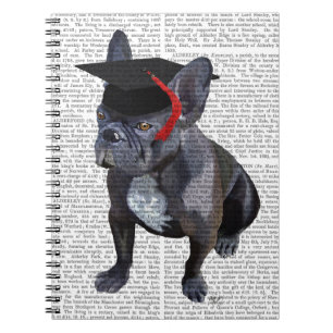 Graduation French Bulldog Notebook