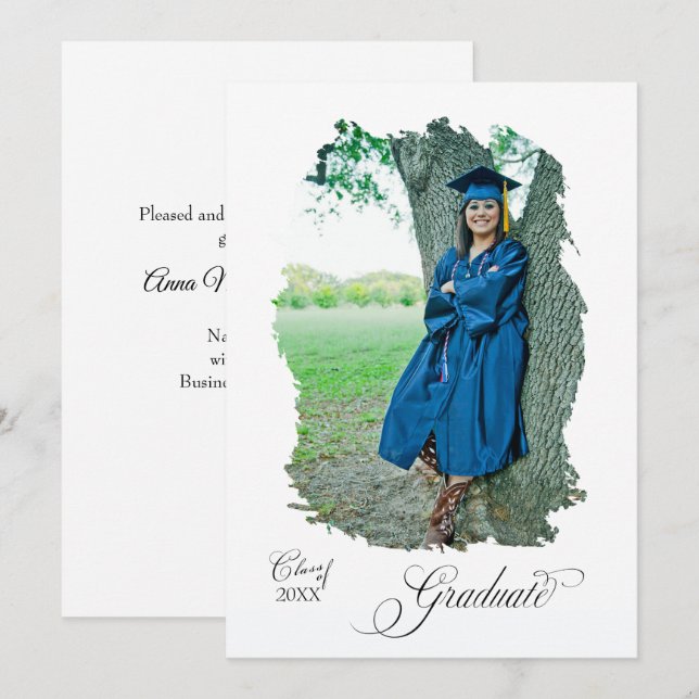 Graduation from College Announcement (Front/Back)