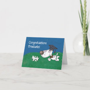 Graduation From Pet Dog Humourous Card