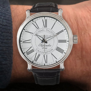 Graduation from University or College Personalised Watch