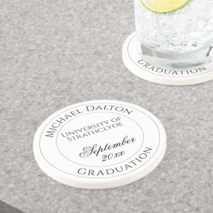 Graduation from University or College Personalized Coaster