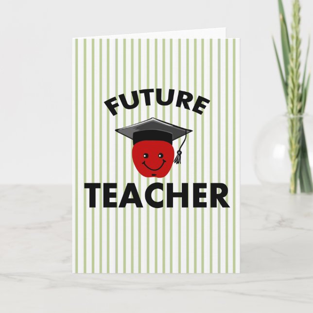 Graduation Future Teacher Card (Front)