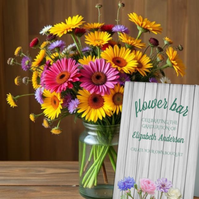 Graduation Garden Party Flower Bar (Creator Uploaded)