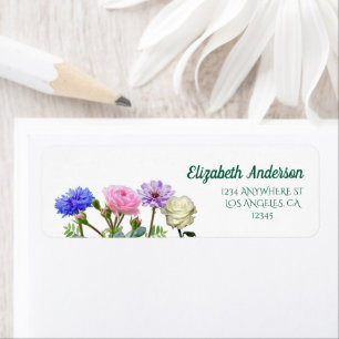 Graduation Garden Party Return Address Label