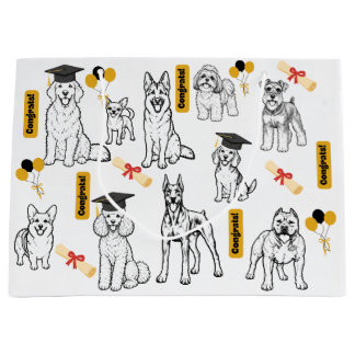 Graduation Gift Bag | Congrats Grad Dogs Bag