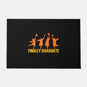 Graduation Gift Finally Graduate Doormat
