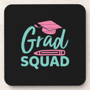 Graduation Gift Grad Squad Coaster