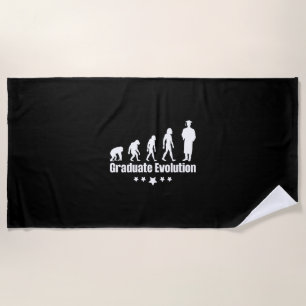 Graduation Gift Graduate Evolution Beach Towel