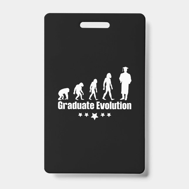 Graduation Gift | Graduate Evolution ID Badge (Front)