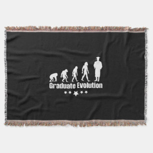 Graduation Gift Graduate Evolution Throw Blanket