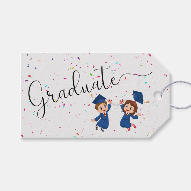 Graduation Gift Tags (Front (Horizontal))