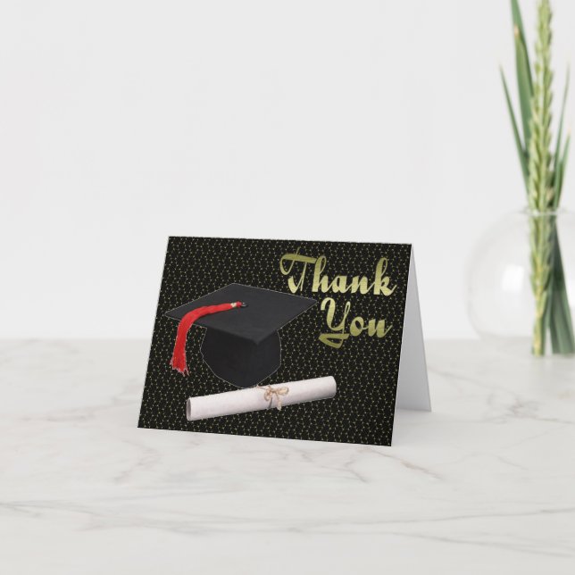 Graduation Gift Thank You Card (Front)