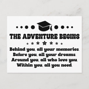 Graduation Gifts for Her/him Graduation Day Invitation Postcard