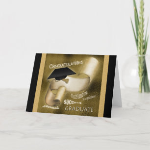 Graduation gifts men women elegant card