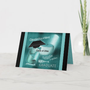 Graduation gifts men women elegant card