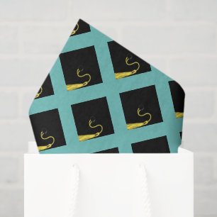 Graduation Gifts Teal Blue Tissue Paper