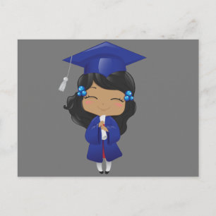 Graduation Girl Thank you card