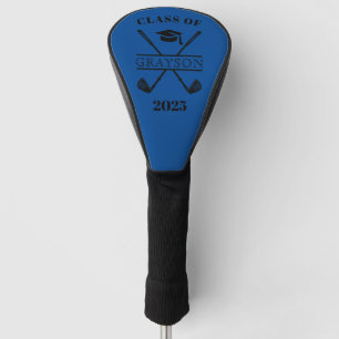 Graduation Golf Club Name Blue Head Cover