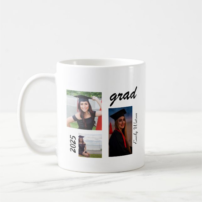 Graduation Grad 2025 personalized  Coffee Mug (Left)