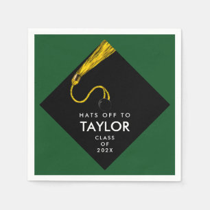 Graduation Green 2025 Napkin