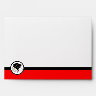 Graduation Greeting Card A7 Envelope Red