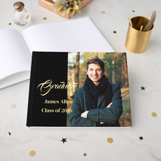 Graduation  guest book (Front Open)