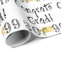Graduation Hand Lettered CONGRATS GRAD Pattern