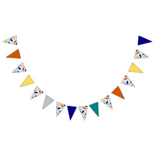 Graduation Hat Toss (Academic) Bunting