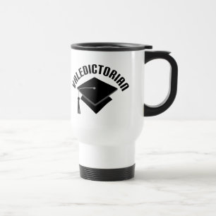 Graduation Hat Valedictorian Head of Class Gift Travel Mug