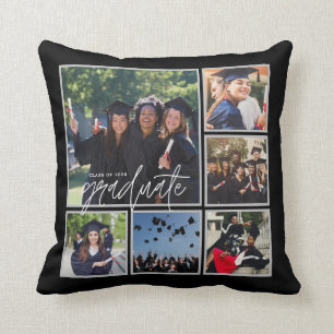 Graduation Instagram Photo Collage Keepsake Cushion