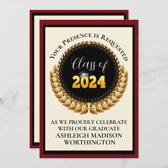 Graduation Invitation (Front/Back)