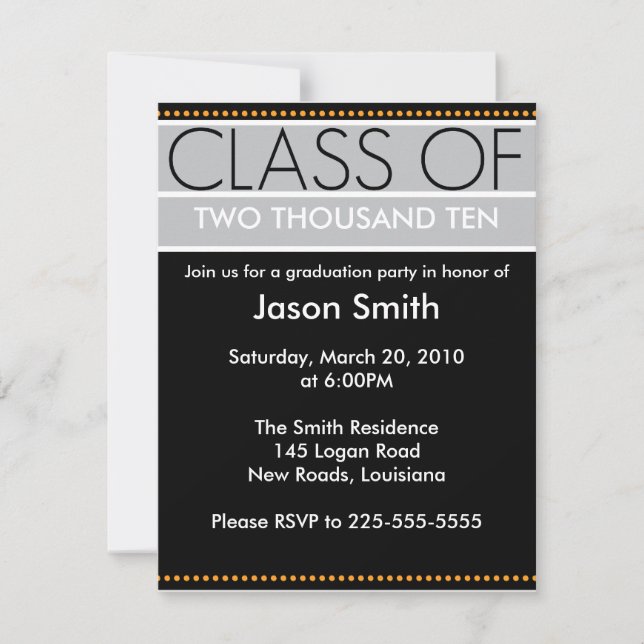Graduation Invitation (Front)