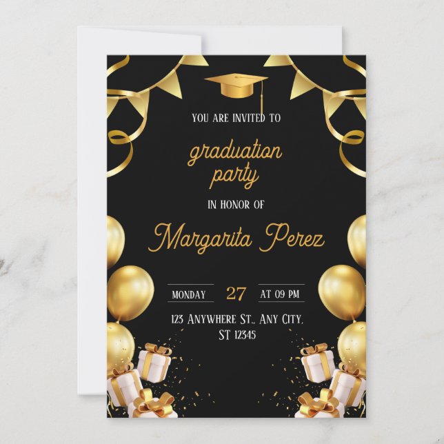 graduation  invitation (Front)